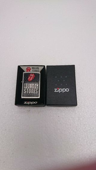 Zippo.  2010 Rolling Stones.  Ultra Rare.  In Official Box,  Second Hand Vg.