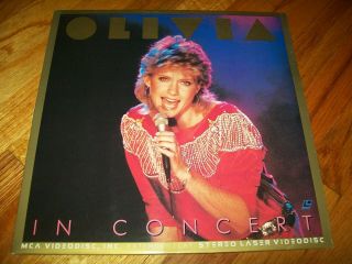 Olivia In Concert Laserdisc Ld Very Rare Newton - John Music