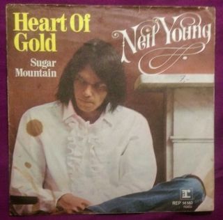 Neil Young " Heart Of Gold " 7 " Ps Rare Germany 