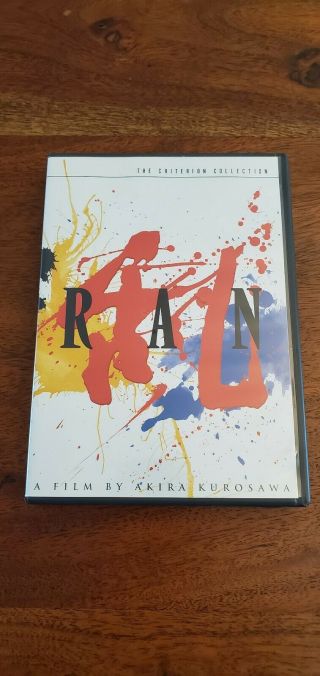 Ran Criterion Dvd Akira Kurosawa Rare Oop