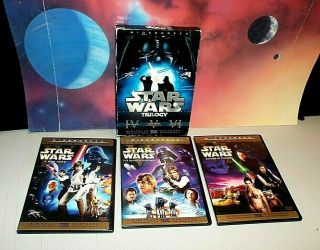 Star Wars Trilogy (dvd,  2008,  6 - Disc Set,  Ws,  Theatrical Cuts Rare/oop, )