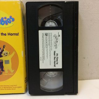 RARE OOP‼ Teletubbies VHS PBS Kids It ' s Time to Hear the Horns • VGUC‼ SH 2