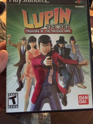 Lupin The 3rd: Treasure Of The Sorcerer King (sony Playstation 2,  2004) Rare