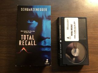 Total Recall - Beta Rare - 1990 Arnold Schwarzenegger - Sci - Fi - Carolco