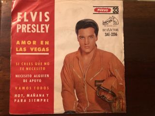 Elvis Presley - Ep Amor En Las Vegas - Mega Rare - Uruguay