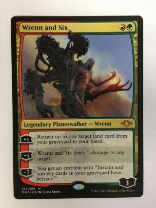 Mtg Wrenn And Six Mythic Rare Legendary Planswalker