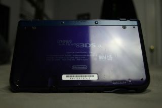 RARE Nintendo 3DS XL Galaxy Purple Handheld Console 6