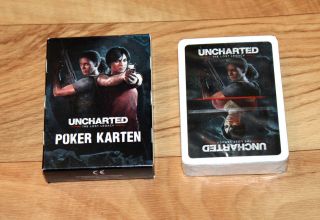 Uncharted The Lost Legacy Rare Promo Playing Cards Poker Playstation 4 Ps4