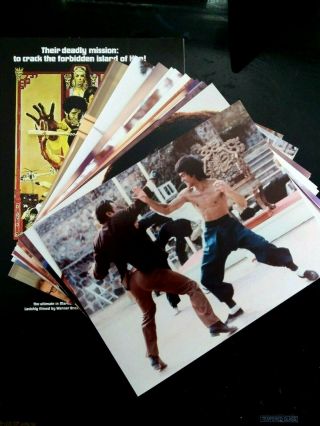 Bruce Lee Very Rare Set If Of12 Enter The Dragon Photos