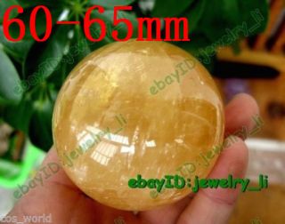 Rare Natural Quartz Crystal Sphere Gemstone Ball Healing 60mm