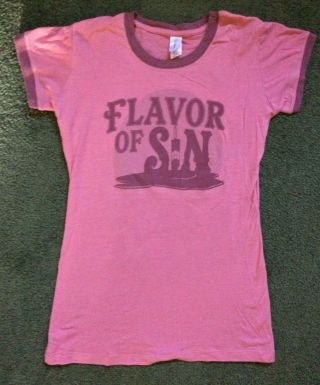 Rare Tori Amos 2009 Sinful Attraction Tour Flavor Of Sin T - Shirt Small