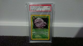 Dark Weezing Holo 1st Edition Rocket Pokemon Card 14/82 Psa 9