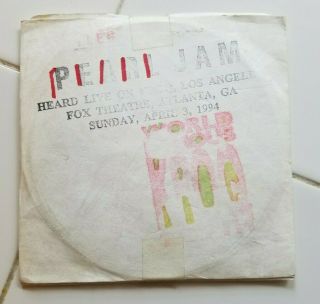 Pearl Jam Heard Live On Kroq,  Fox Theatre,  Atlanta 1994 [rare 2cd]