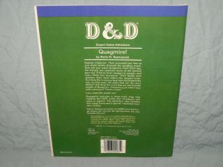 D&D 1st Edition Module - X6 QUAGMIRE (RARE 1984 EXPERT ADVENTURE and VG, ) 3