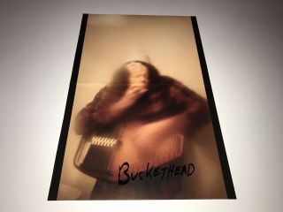 Buckethead Signed Autographed Promo Poster Rare Authentic Praxis Guns N 