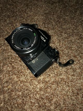 Fujica ST901 LED Film SLR Camera With Fujinon 1:3.  5/f=28mm Lens Rare Vintage VGC 2