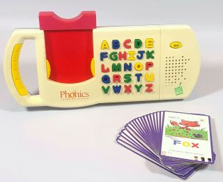 1995 Vintage Rare Leap Frog Phonics Learning System With 18 Word Cards