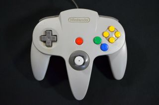 Authentic Official Nintendo 64 Grey Controller Oem N64 Rare