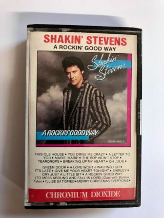 Shakin’ Stevens Very Rare Canada Cassette Album A Rockin Good Way Cond