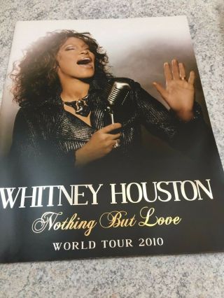 Whitney Houston Tour Book 2010 Nothing But Love Tour Rip Rare