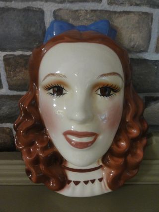 Clay Arts Ceramic Mask Judy Garland " Wizard Of Oz " Rare