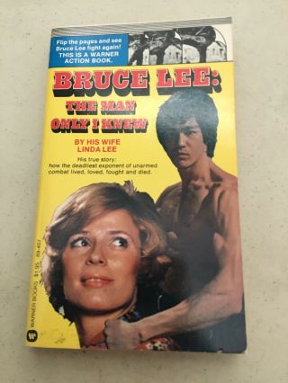Bruce Lee The Man Only I Knew By Linda Lee Pb 1978 Rare