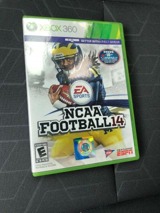 Ncaa Football 14,  College 2014 - Microsoft Xbox 360,  Complete,  Rare