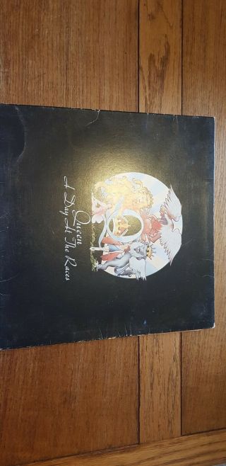 Queen - A Day At The Races Vinyl Lp 1976 Uk Emi Emtc104 Rare