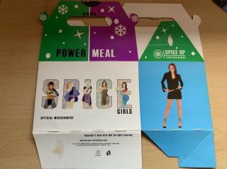 Spice Girls Rare Christmas Lunch Box Puzzle Notepad Badge Trivia Stickers