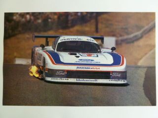 1985 Ford Mustang Gtp Coupe Race Car Print Picture Poster Rare Awesome L@@k