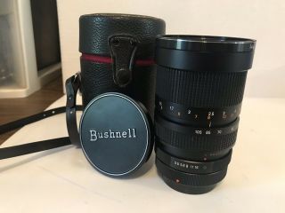 Rare Bushnell Bausch & Lomb 35 - 105mm F/3.  5 Automatic Macro & Zoom Lens W/case