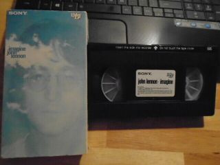 Rare Oop John Lennon Vhs Music Video Imagine Beatles 1986 Jealous Guy Oh Yoko