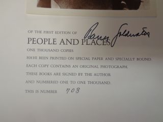 Barry Goldwater SIGNED People and Places 1967 1st Limited Edition RARE 8