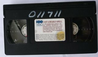Cast a Deadly Spell - VHS,  1991 - Fred Ward David Warner Julianne Moore - RARE 3