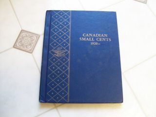 Rare Whitman Canadian Small Cents 1920 - 1964 Bookshelf Album