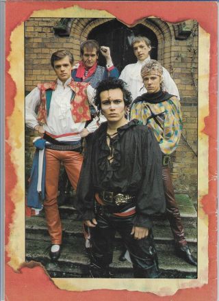 Adam And The Ants - Stand And Deliver Tour 1981 - Rare UK Tour Book / Programme 2
