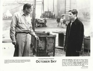 Rare Movie Photo 1999 October Sky Chris Cooper And Jake Gyllenhaal