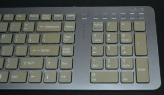Sony Vaio Keyboard Model VGP - UKB3US Silver USB Keyboard Desktop Rare 3