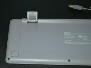 Sony Vaio Keyboard Model VGP - UKB3US Silver USB Keyboard Desktop Rare 8