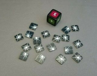 Rare Star Wars Epic Duels Board Game 2002 - Replacement Die & Wound Markers