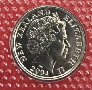 2004 NZ/German Zealand Tourist Set with RARE 10c Double Rim MULE Error Coin 3