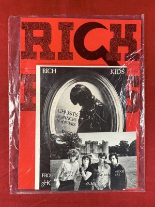 Rich Kids: Midge Ure Glen Matlock Rusty Egan Steve Rare Promo Pack Wave