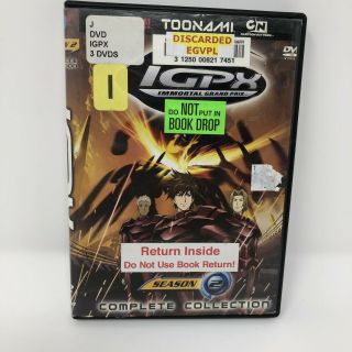 Rare Igpx - Immortal Grand Prix Season 2 Complete Dvd Toonami/bandai 3 Disc Set