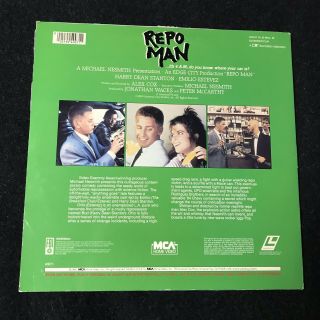 Repo Man Laserdisc - Emilio Estevez - VERY RARE 2