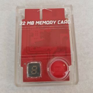 Nyko 32mb Clear 4 - In - 1 Memory Card For Ps2 Playstation 2 (80599 - F09),  Very Rare
