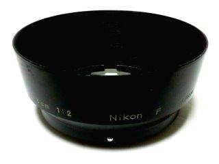 Nikon Rare Nikkor Metal Lens Hood For F F=5cm 1:2 F/s Pin Japan