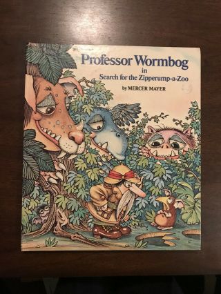 Rare 1976 Professor Wormbog In Search For The Zipperump - A - Zoo -