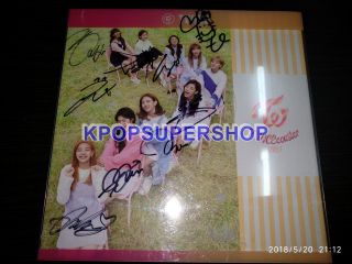 Twice 3rd Mini Album Twicecoaster Lane 1 Autographed Signed Promo Cd Great Rare