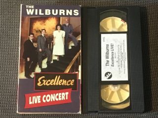 The Wilburns Excellence Live Concert Vhs Video Tape Rare Gospel Music Vhs