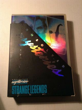 Unsolved Mysteries - Strange Legends (dvd,  2005) Rare - Robert Stack